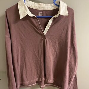 Aerie Mauve Knit Top